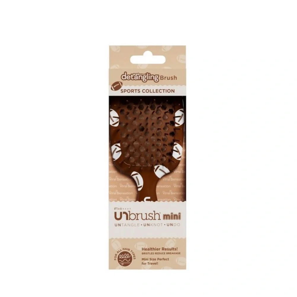UNbrush Mini Football Hair Brush